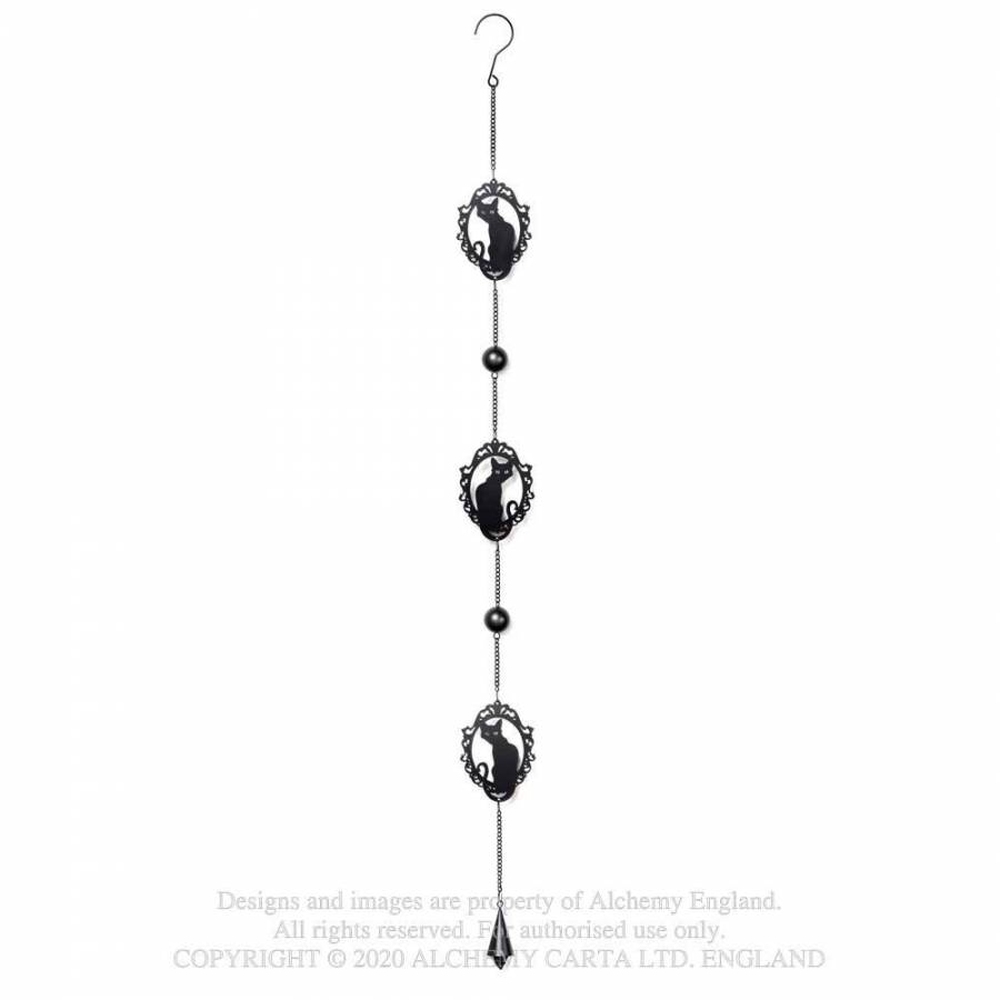 Alchemy - Cat Silhouette Hangende decoratie mobiel - Zwart